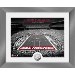 Alabama Crimson Tide Art Deco Stadium Silver Coin Photo Mint