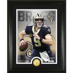 Drew Brees Bronze Coin Photo Mint