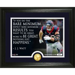 JJ Watt Quote Bronze Coin Photo Mint