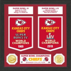 Kansas City Chiefs Super Bowl Banner Collection Bronze Coin Photo Mint