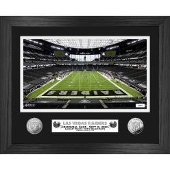 Las Vegas Raiders Inaugural Home Game Silver Coin Photo Mint