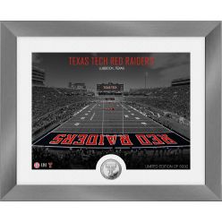 Texas Tech Stadium Art Deco Silver Coin Photo Mint