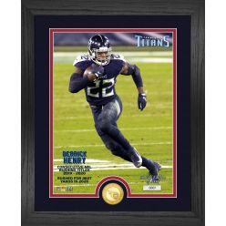 Derrick Henry 2020 NFL Rushing Title Bronze Coin Photo Mint