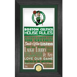 Boston Celtics House Rules Supreme Bronze Coin Photo Mint