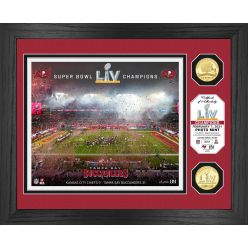 Tampa Bay Buccaneers Super Bowl 55 Champions Celebration Bronze Coin Photo Mint