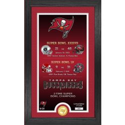 Tampa Bay Buccaneers "Legacy" Bronze Coin Photo Mint