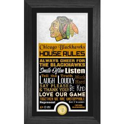 Chicago Blackhawks House Rules Supreme Bronze Coin PhotoMint