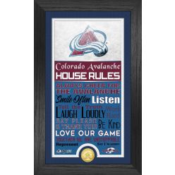 Colorado Avalanche House Rules Supreme Bronze Coin PhotoMint