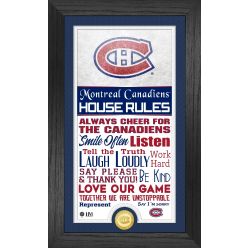 Montreal Canadiens House Rules Supreme Bronze Coin PhotoMint