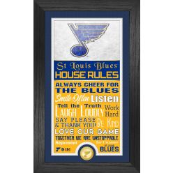 St. Louis Blues House Rules Supreme Bronze Coin PhotoMint