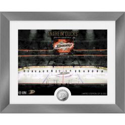 Anaheim Ducks Art Deco Silver Coin Photo Mint