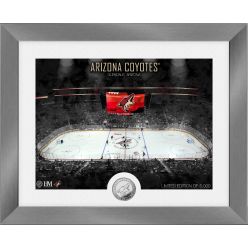 Arizona Coyotes Art Deco Silver Coin Photo Mint