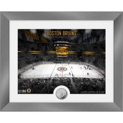 Boston Bruins Art Deco Silver Coin Photo Mint