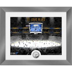 St. Louis Blues Art Deco Silver Coin Photo Mint