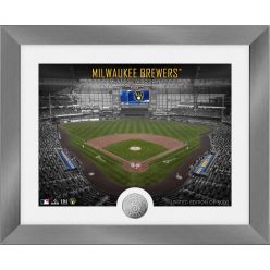 Milwaukee Brewers Art Deco Silver Coin Photo Mint