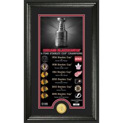 Chicago Blackhawks "Legacy" Supreme Bronze Coin Panoramic Photo Mint