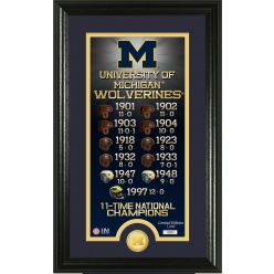 University of Michigan "Legacy" Bronze Coin Panoramic Photo Mint