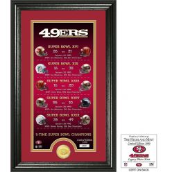 San Francisco 49ers "Legacy" Bronze Coin Photo Mint