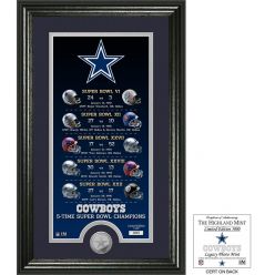 Dallas Cowboys "Legacy" Minted Coin Photo Mint