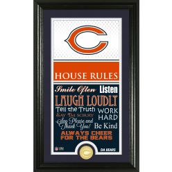 Personalized Chicago Bears House Rules Photo Mint