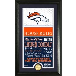 Personalized Denver Broncos House Rules Photo Mint