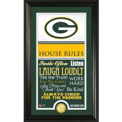 Personalized Green Bay Packers House Rules Photo Mint