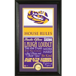 Louisiana State University Personalized House Rules Photo Mint