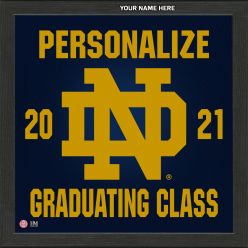 University of Notre Dame Personalized 2021 Graduation Pride Photo Mint