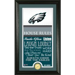 Personalized Philadelphia Eagles House Rules Photo Mint