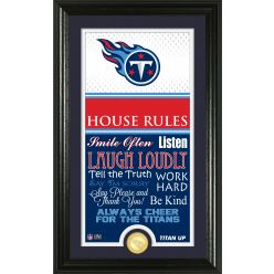 Personalized Tennessee Titans House Rules Supreme Photo Mint