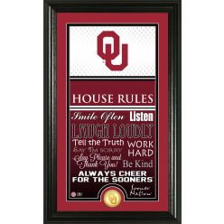 University of Oklahoma Personalized House Rules Photo Mint