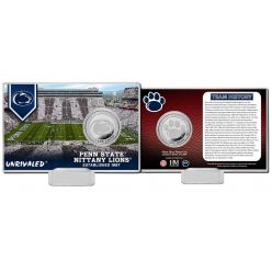 Penn State University Team History Silver Coin Card