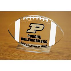 Purdue University Etched Football Acrylic