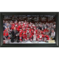 Chicago Blackhawks 2015 Stanley Cup Champions Signature Rink