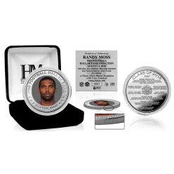 Randy Moss 2018 Pro Football HOF Induction Silver Color Coin