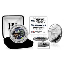 Russell Wilson Silver Color Coin