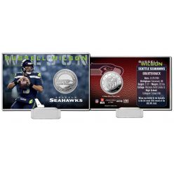 Russell Wilson 2020 Silver Mint Coin Card