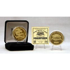 Superbowl XXXIX Champion Gold Coin