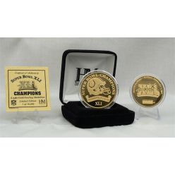 Super Bowl XLI 24KT Gold Champions Coin