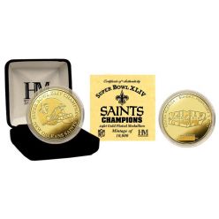 New Orlean Saints Super Bowl XLIV Champions 24KT Gold Coin