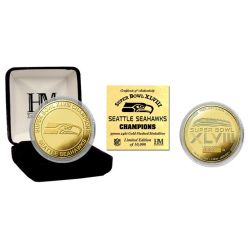 Seattle Seahawks Super Bowl 48 Champions Gold Mint Coin