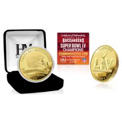 Tampa Bay Buccaneers Super Bowl 55 Champions Gold Mint Coin