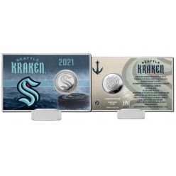 Seattle Kraken Inaugural Season Coin Card