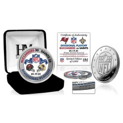 Tampa Bay Buccaneers NFC Divisional Game Victory Silver Mint Coin