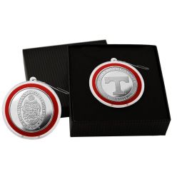 University of Tennessee Silver Coin Ornament