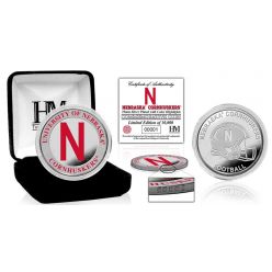 University of Nebraska Color Silver Coin