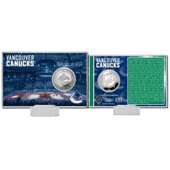 Vancouver Canucks History Silver Coin Card