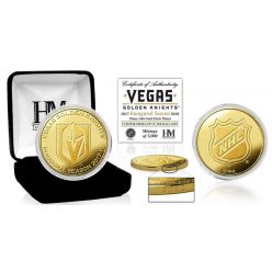 Vegas Golden Knights "Inaugural Season" Gold Mint Coin