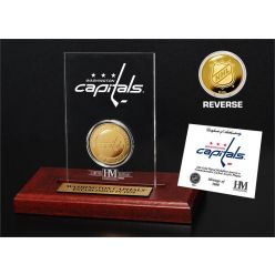 Washington Capitals 24kt Gold Coin Etched Acrylic