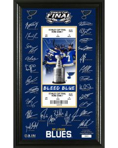 St. Louis Blues 2019 Stanley Cup Final Signature Ticket